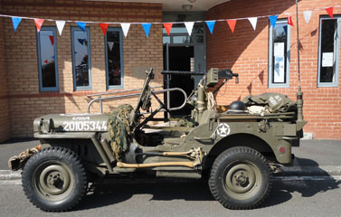 Photo 3  - 2014 Exhibition - US Army Jeep was fully equiped ready for action